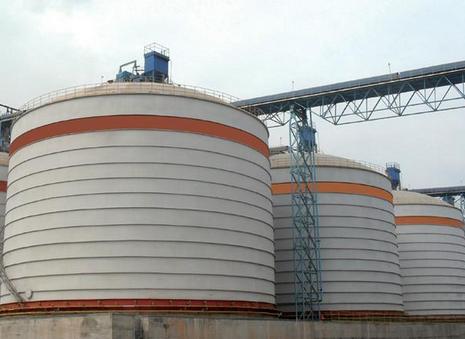 單庫(kù)兩萬噸水泥鋼板倉(cāng)